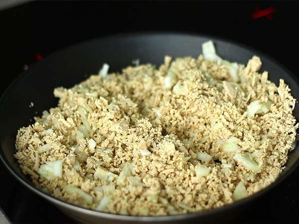 Vegánsky pastiersky koláč s cuketou a tofu - Príprava krok 2