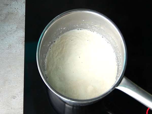Vegánska kokosová panna cotta - Príprava krok 2