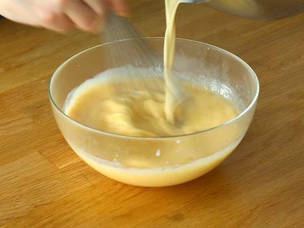 Flan s kondenzovaným mliekom - Príprava krok 3