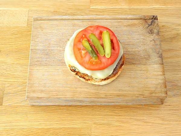 Rýchly a jednoduchý domáci hamburger - Príprava krok 5