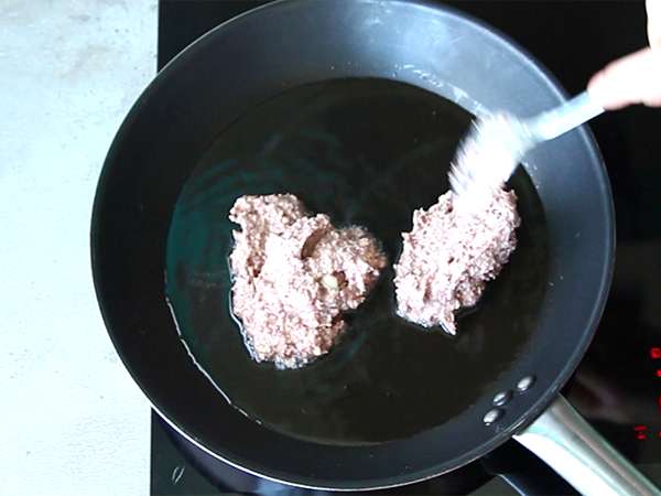 Vegetariánsky burger z červenej fazule - Príprava krok 3