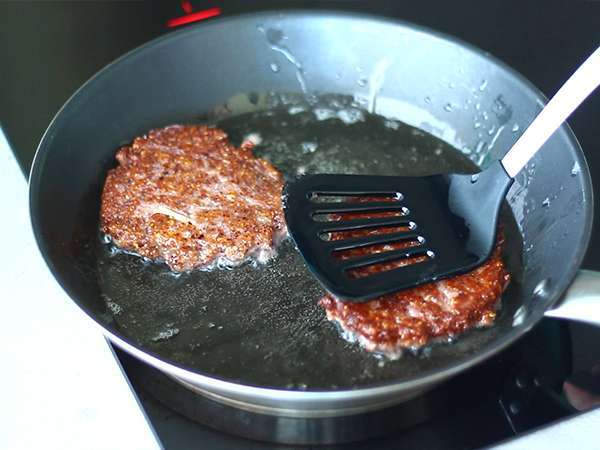 Vegetariánsky burger z červenej fazule - Príprava krok 4