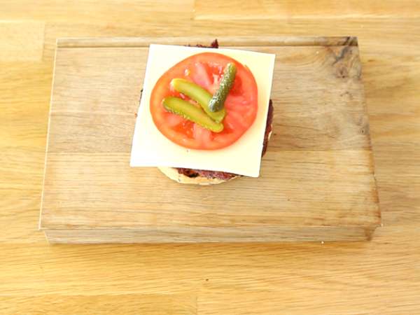 Vegetariánsky burger z červenej fazule - Príprava krok 8