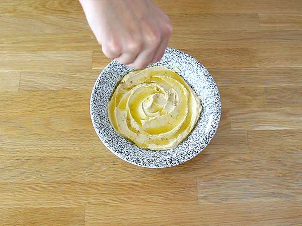 Krémový libanonský humus - Príprava krok 4