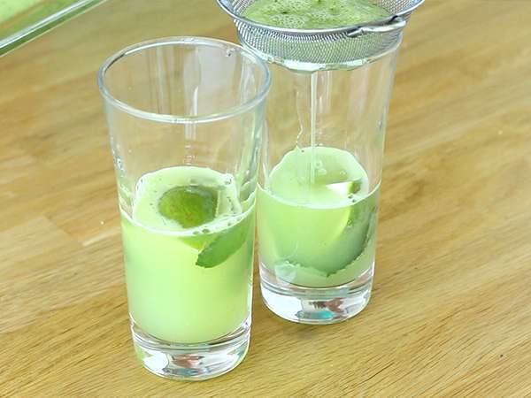 Uhorkové Mojito, nealkoholický koktail - Príprava krok 3