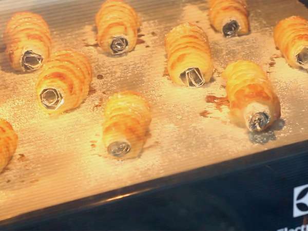 Vanilkový krém cannoli - Príprava krok 4