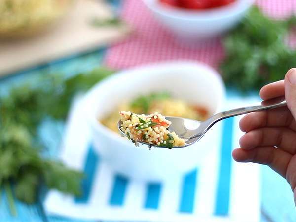 Veľmi jednoduché orientálne tabbouleh - Príprava krok 4