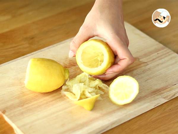 Mrazený citrón, osviežujúci sorbet - Príprava krok 1