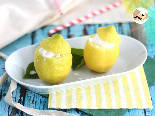 Mrazený citrón, osviežujúci sorbet - Príprava krok 7