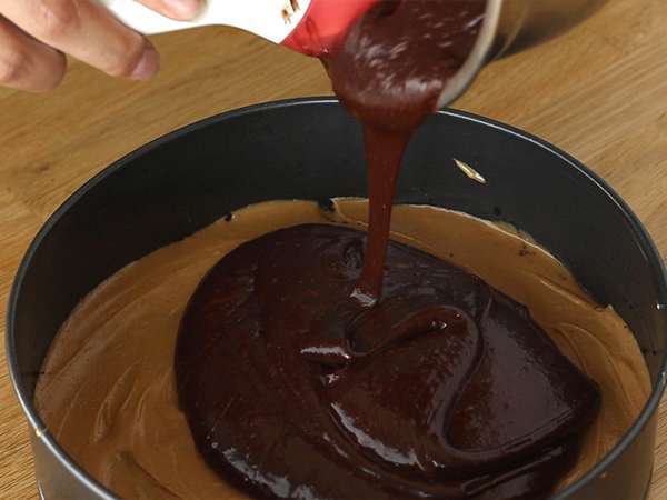 Peanut butter and Oreo biscuit brownie - Príprava krok 5