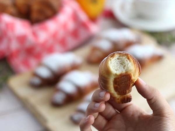 Croissanty s kondenzovaným mliekom - Príprava krok 7