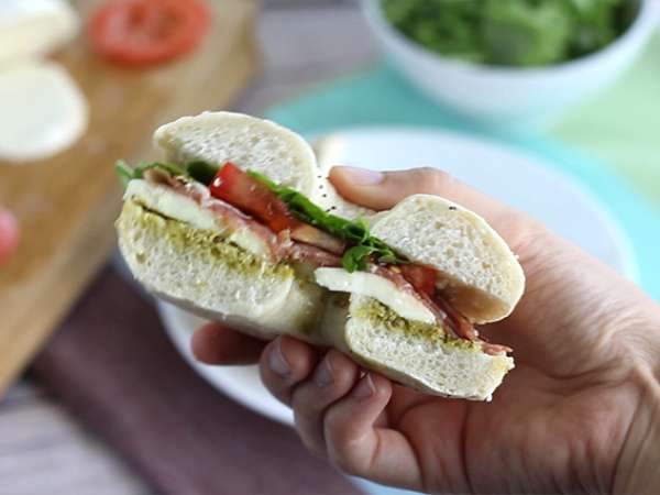 Taliansky bagel - Príprava krok 4