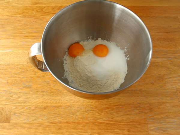 Ľahké a chrumkavé vafle - Príprava krok 1