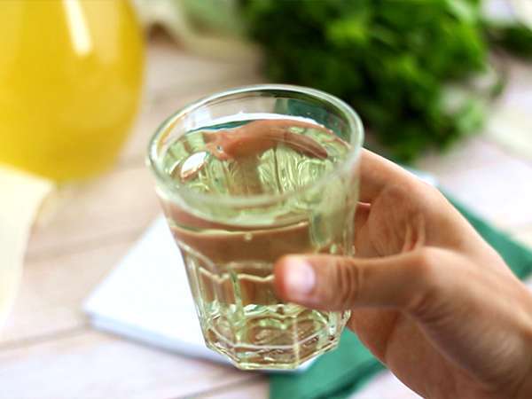 Domáci mätový sirup - Príprava krok 4
