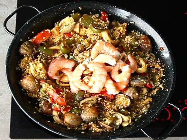 Paella s morskými plodmi - Príprava krok 9