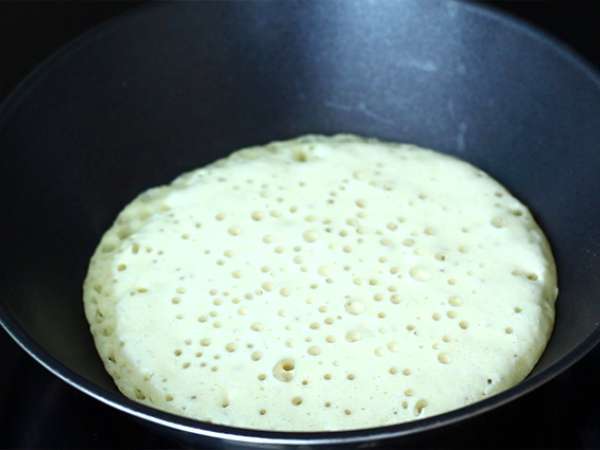 Baghrirs, marocké palacinky s tisíckami otvorov - Príprava krok 3