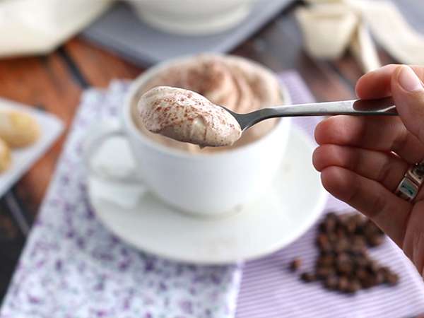 Ľadové cappuccino, lahodný kávový dezert - Príprava krok 4