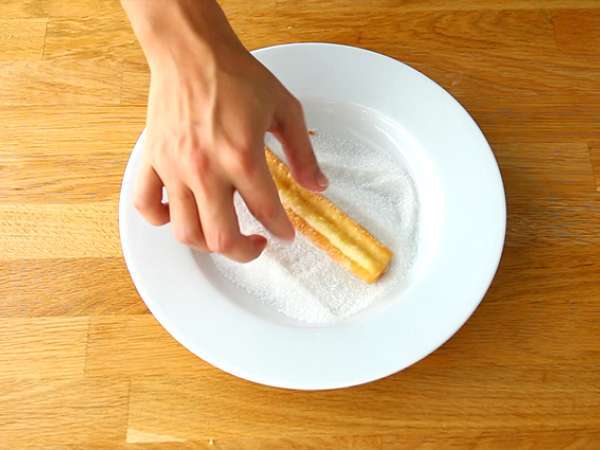 Chrumkavé a ľahké churros - Príprava krok 5