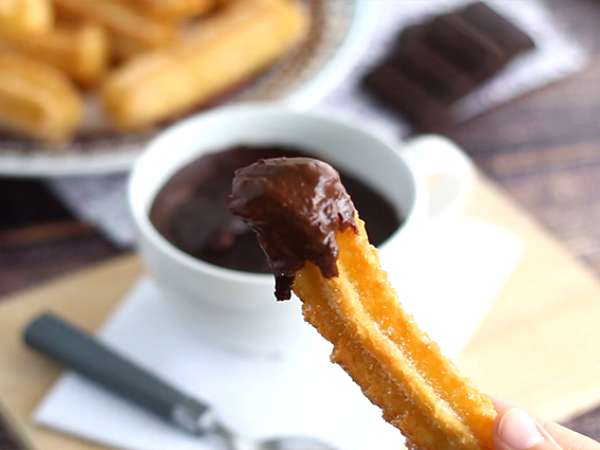 Chrumkavé a ľahké churros - Príprava krok 6