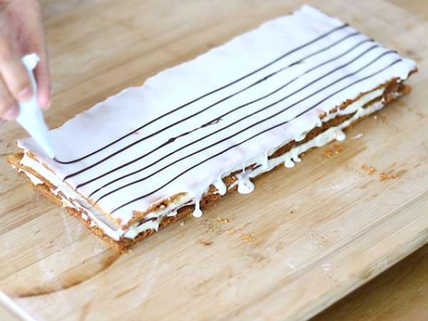 Vanilkové mille feuille - Príprava krok 12