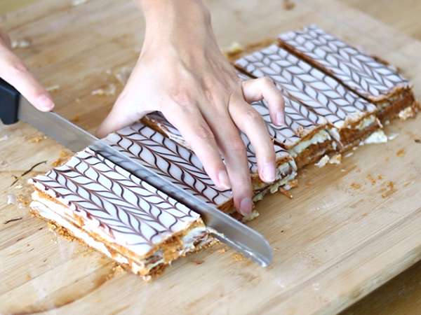 Vanilkové mille feuille - Príprava krok 14