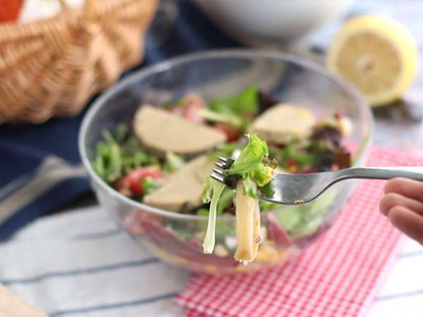 Šalát Landaise s foie gras (šalát Perigord) - Príprava krok 5