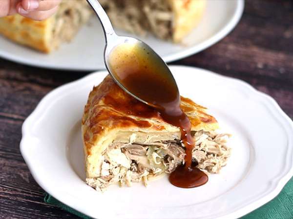 Koláč z perličiek s foie gras - Príprava krok 9