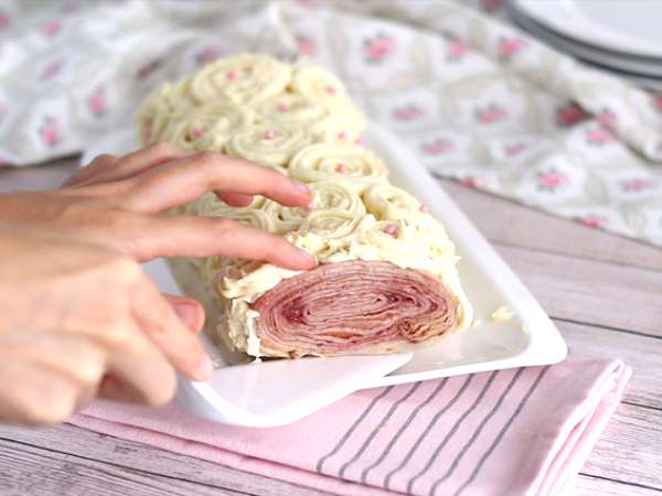 Biela čokoláda s malinami - Príprava krok 10