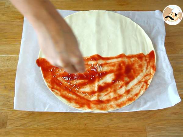 Vločkové sezamové závitky - Príprava krok 1