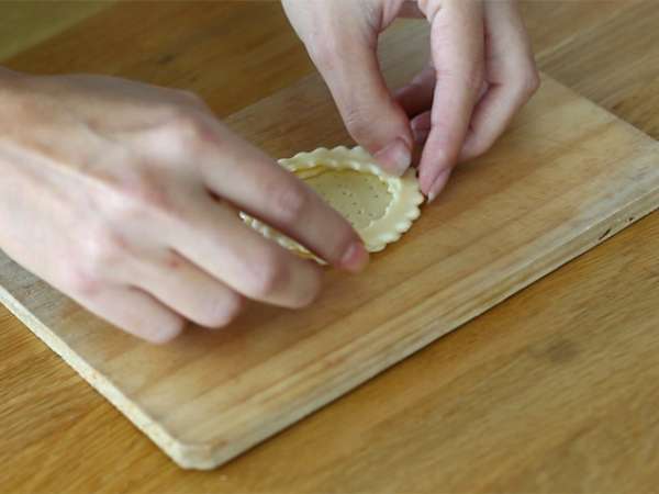 Maliny a mascarpone vol au vents - Príprava krok 2