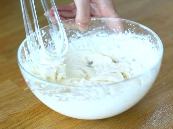 Maliny a mascarpone vol au vents - Príprava krok 4