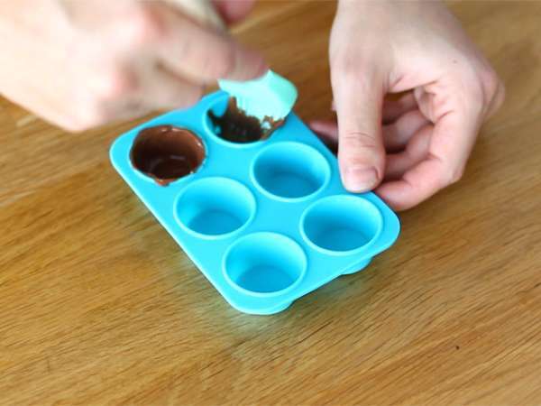 Kinder Schoko-Bons domáce čokolády - Príprava krok 1