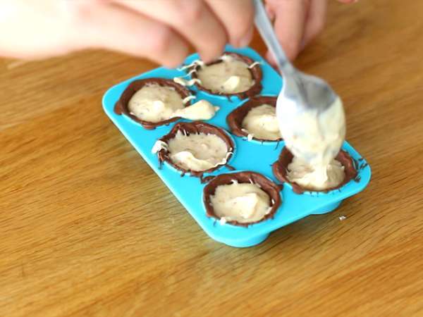 Kinder Schoko-Bons domáce čokolády - Príprava krok 3