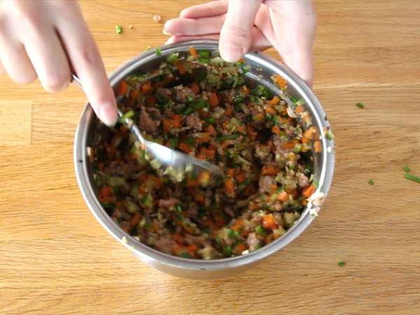 Banh Bao, malé parené žemle - Príprava krok 7