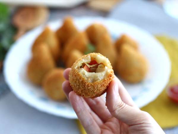 Coxinhas (brazílske kuracie krokety) - Príprava krok 10