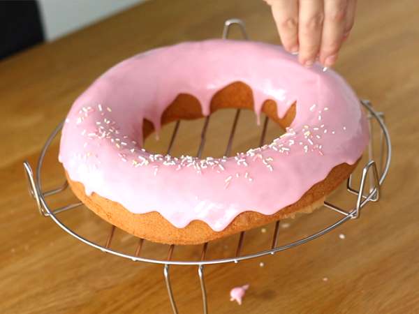 Donutový koláč - Príprava krok 8