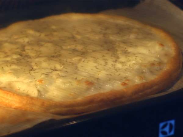 Koláč z lístkového cesta s topinamburami - Príprava krok 4