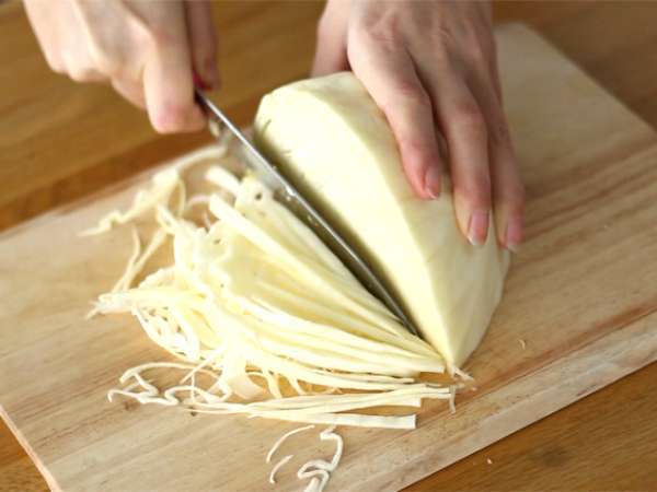 Coleslaw (šalát z kapusty a mrkvy) na americký spôsob - Príprava krok 1