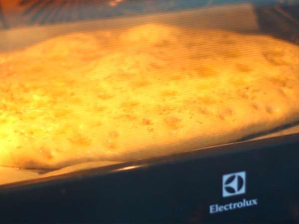 Focaccia, taliansky chlieb s rozmarínom - Príprava krok 7