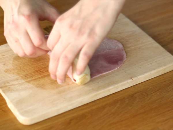 Šunka endívia au gratin - Príprava krok 2
