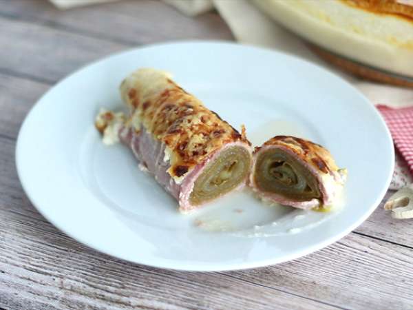 Šunka endívia au gratin - Príprava krok 8
