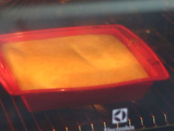 Rebarborový obrátený koláč - Príprava krok 8