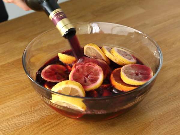 Citrusová sangria - Príprava krok 2