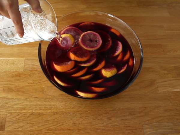 Citrusová sangria - Príprava krok 3