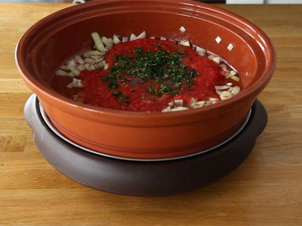 Tajine z kefty (mleté mäsové guľky s korením a bylinkami) - Príprava krok 1