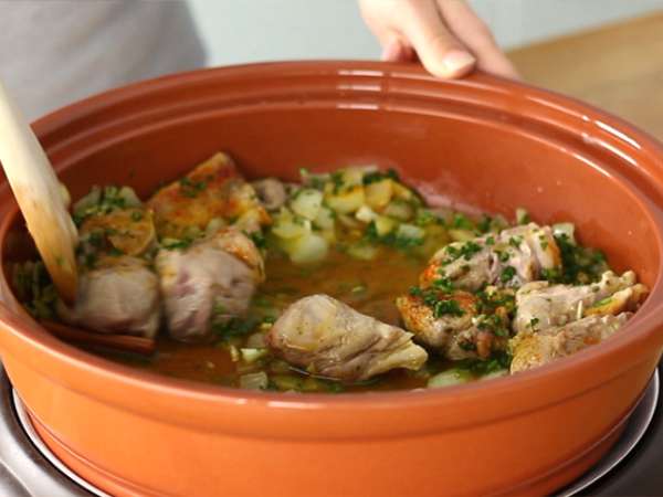 Jahňací tajine so sušenými slivkami (postup a video) - Príprava krok 3