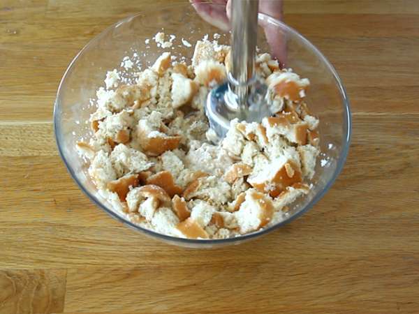 Chlebový puding (rýchly a jednoduchý) - Príprava krok 2