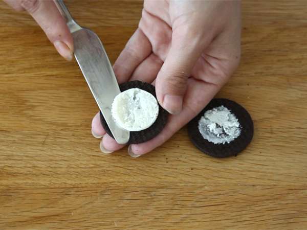 Sušienkové pralinky Oreo - Príprava krok 1