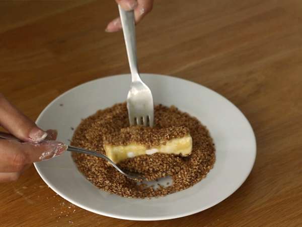 Sezamové tyčinky so syrom feta - Príprava krok 3