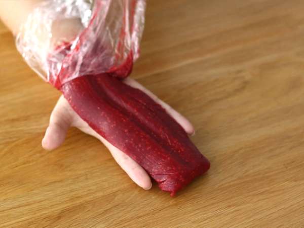 Koláč s mangom a malinami - Príprava krok 16